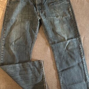 Levi's Men's Dark Blue Straight Jeans